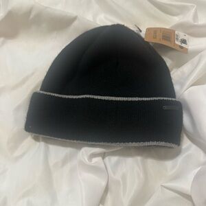 Igloo Black Beanie with Gray Edge